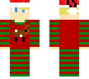 festive white boy christmas