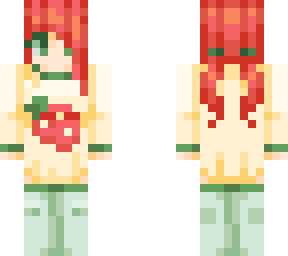 girl in a strawberry sweater :3