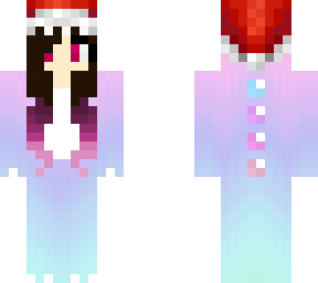 gradient dino girl christmas