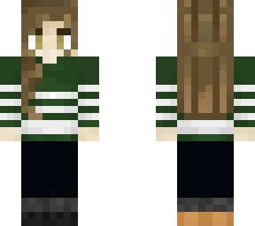 green and white sweater again again