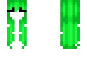 green hair