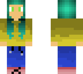 green hair girl