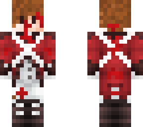 injured red coat