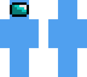light blue among us player