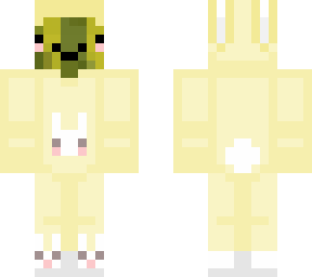 melon in a bunny suit? yes