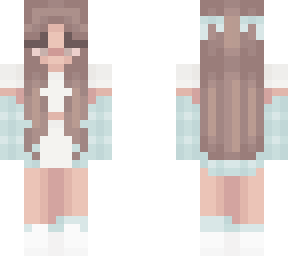 mint blue girl