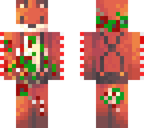 mr fox festive edition | Minecraft Skin
