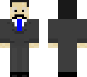 mumbo jumbo with a blue tie