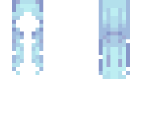 pale blue hair