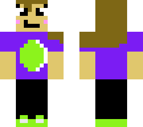 purple potato girl