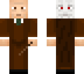 quirrell with voldermort and wand (harrypotterskins edit)