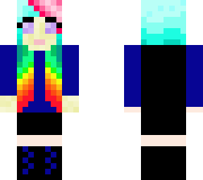 rainbow girl