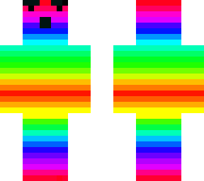 rainbow surprised face