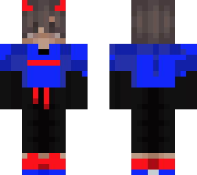 red blue demon