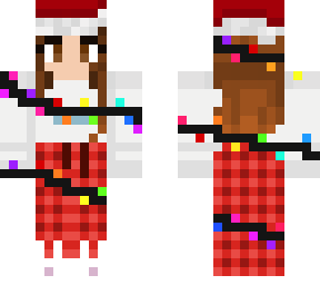 santa hat girl