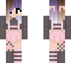 split purple hair