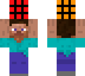steve holding a rubik's cube