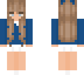 tennis skirt and jumper (girl) (navy blue)