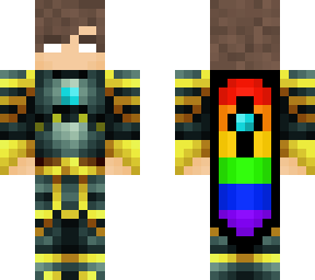 the gold and diamond knight (without helmet)