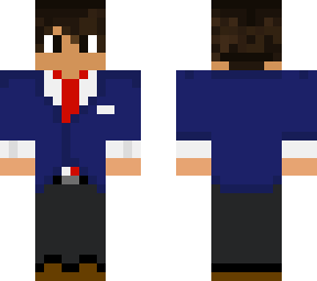 traje azul