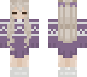 { lilac christmas sweater }