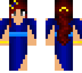 alanna - new year 2021 - blue dress