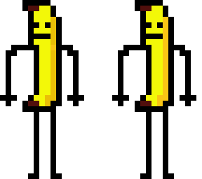 banana stick figure