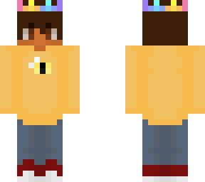 bee shirt and rainbow crown