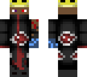 black akatsuki with crown