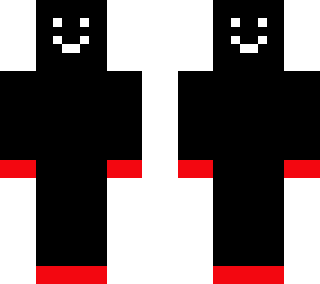 black man with white face