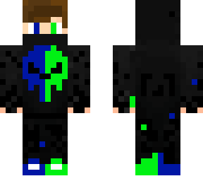 blue green skelleto