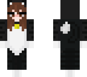brown haired cat onesie girl
