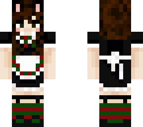 christmas catgirl maid