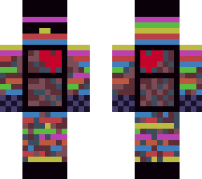 damaged rainbow robot