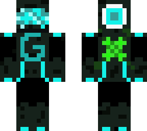 diamond armor with emerald sword