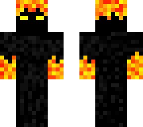 flaming man
