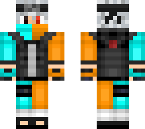 kakashi naranja y celeste