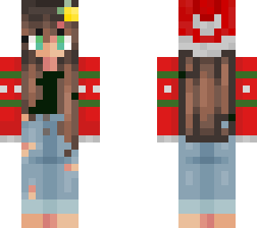 minecraft christmas lemonz girl