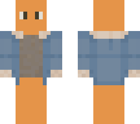 orange with coat