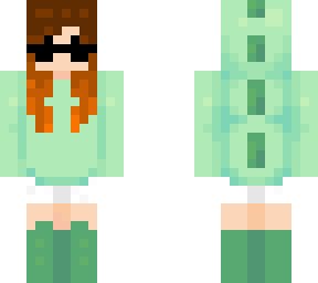 pickle girl with sunglasses