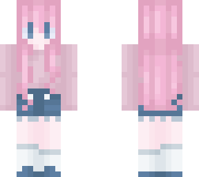pink-haired girl