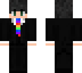 pride flag suit