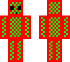 red-green pixel man