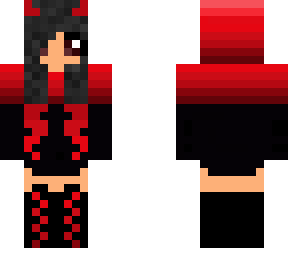 red hoodie girl skin