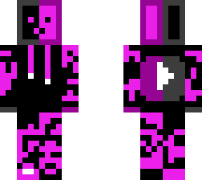 slime black and pink