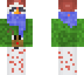 snowman with raindear shirt