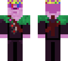 technoblade as an rpg character. (version with crown)