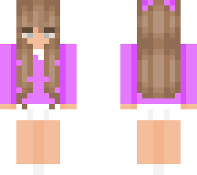 tennis skirt and jumper (girl) (light purple)