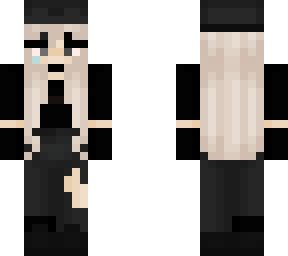 white haired girl
