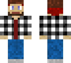 black and white flannel